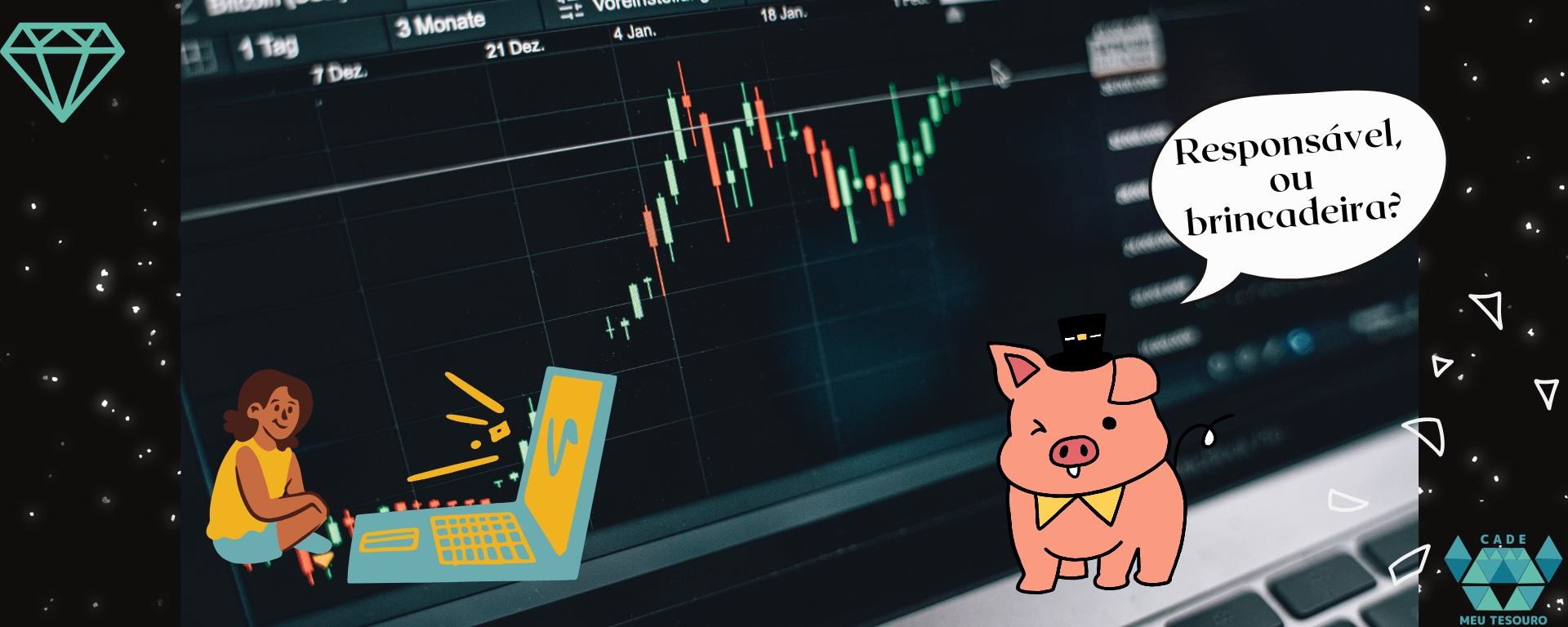 CUIDADO: Mesada para crianças investirem na bolsa