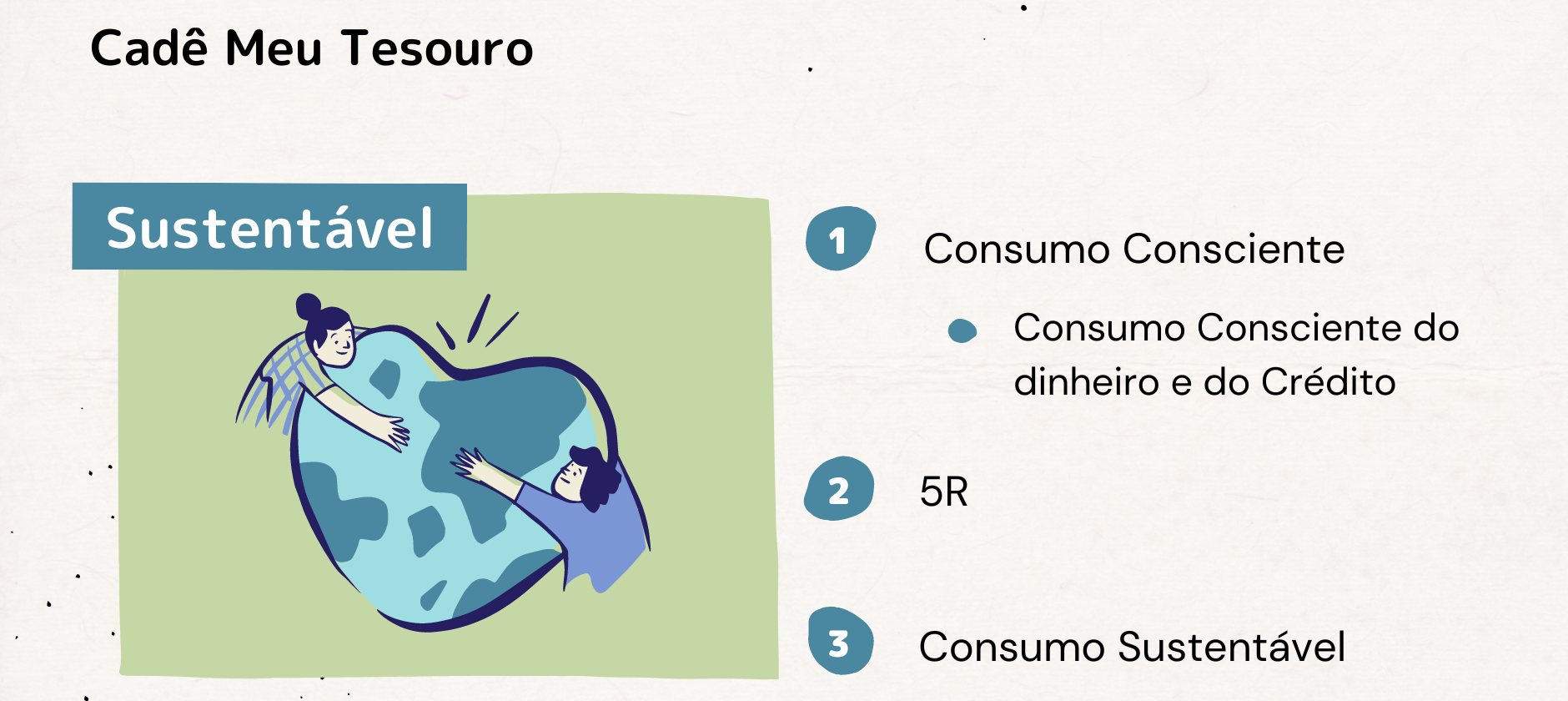 Cadê Meu Tesouro - Pilar Sustentável