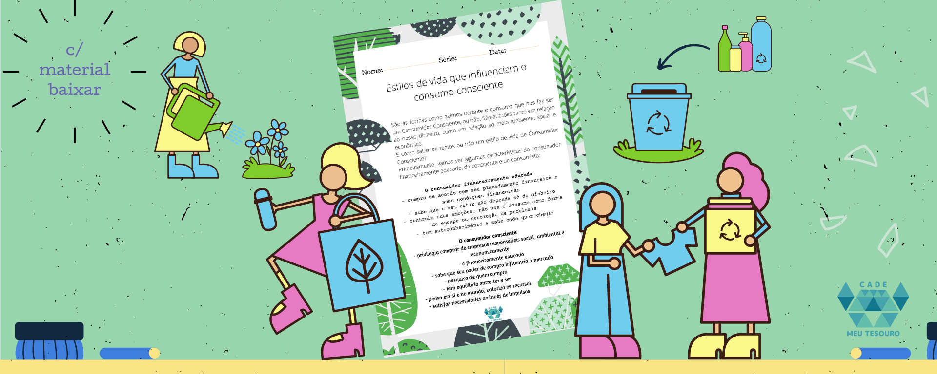 Quiz Estilo de Consumidor: descubra se você é um Consumidor Consciente, Consumista ou Financeiramente Educado.