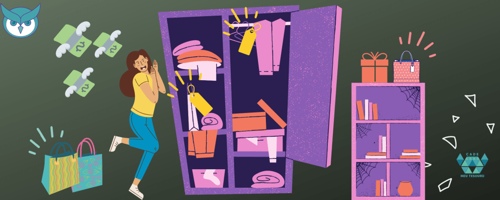 Comprar alguma coisa e não usar é perder dinheiro. Controlando o consumismo